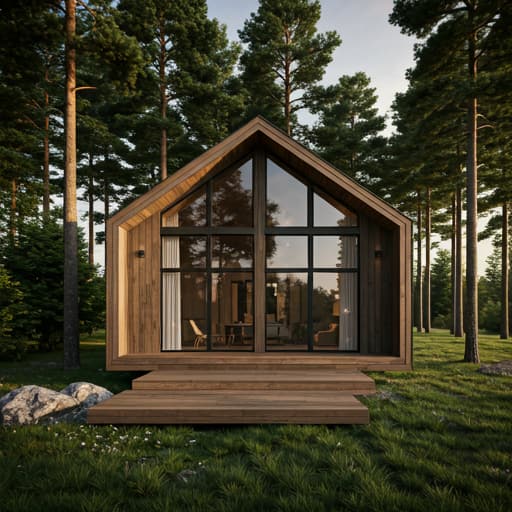 Family property cabin exterior